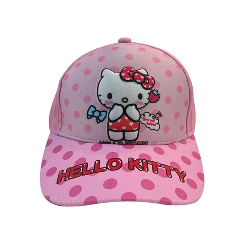 کلاه کپ بچگانه مدل HELLO KITTY کد 001